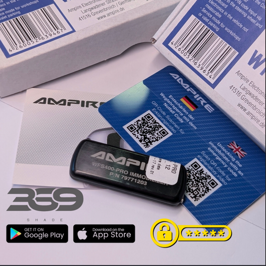 WFS400 & WFS400-PRO CAN-Bus imobilizatoriai – PIN kodo ir „Bluetooth“ apsauga nuo vagystės